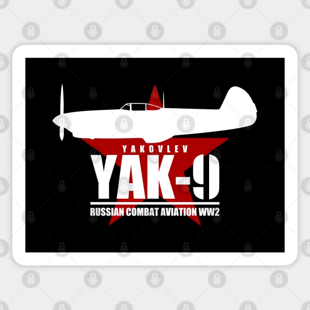 Yakovlev Yak-9 Sticker by TCP